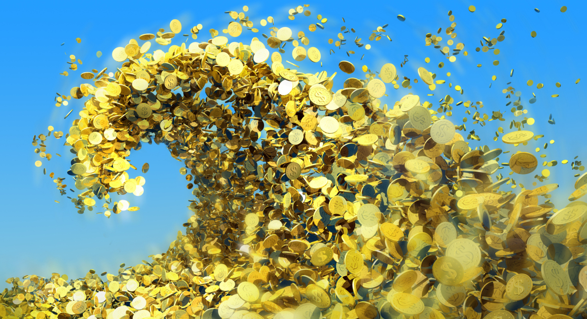 Gold Coins Wave
